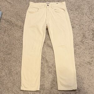 Faherty Off-White Denim Classic Jeans